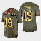 Nike 49ers 19 Deebo Samuel 2019 Olive Gold Salute To Service 100th Season Limited Jersey Dyin,baseball caps,new era cap wholesale,wholesale hats